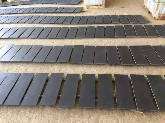 China Hainan Black Basalt Tile Stepping Stones for Landscaping Garden